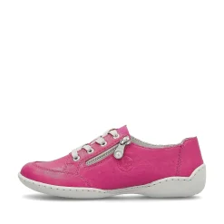 Rieker Women'S Lace-Up Shoes Magenta