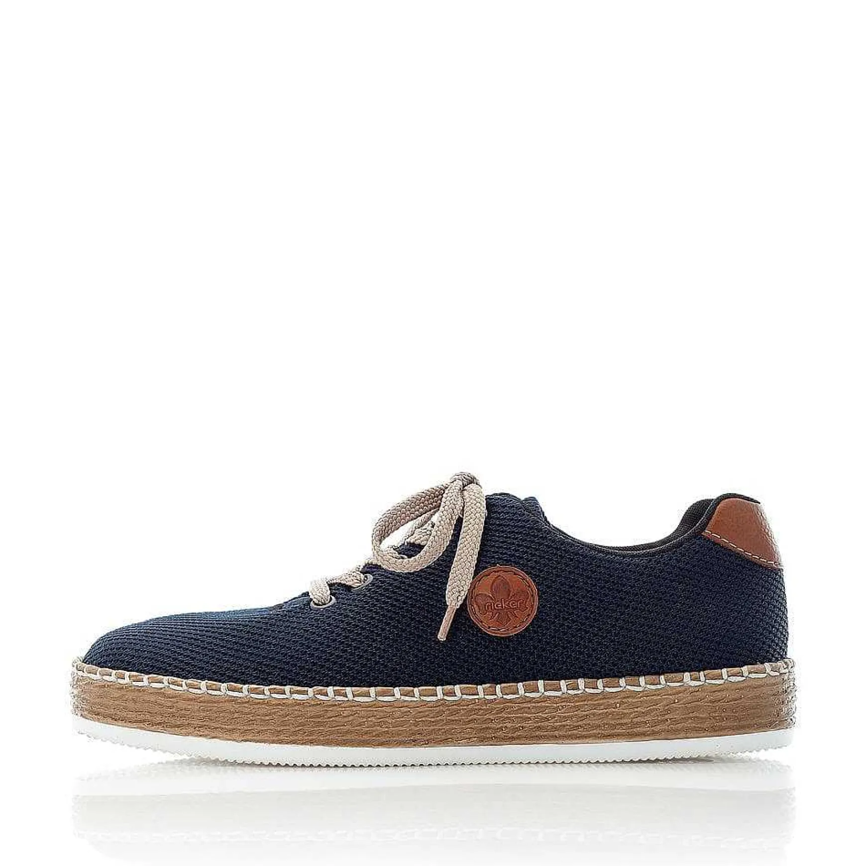 Rieker Women'S Lace-Up Shoes Navy Blue