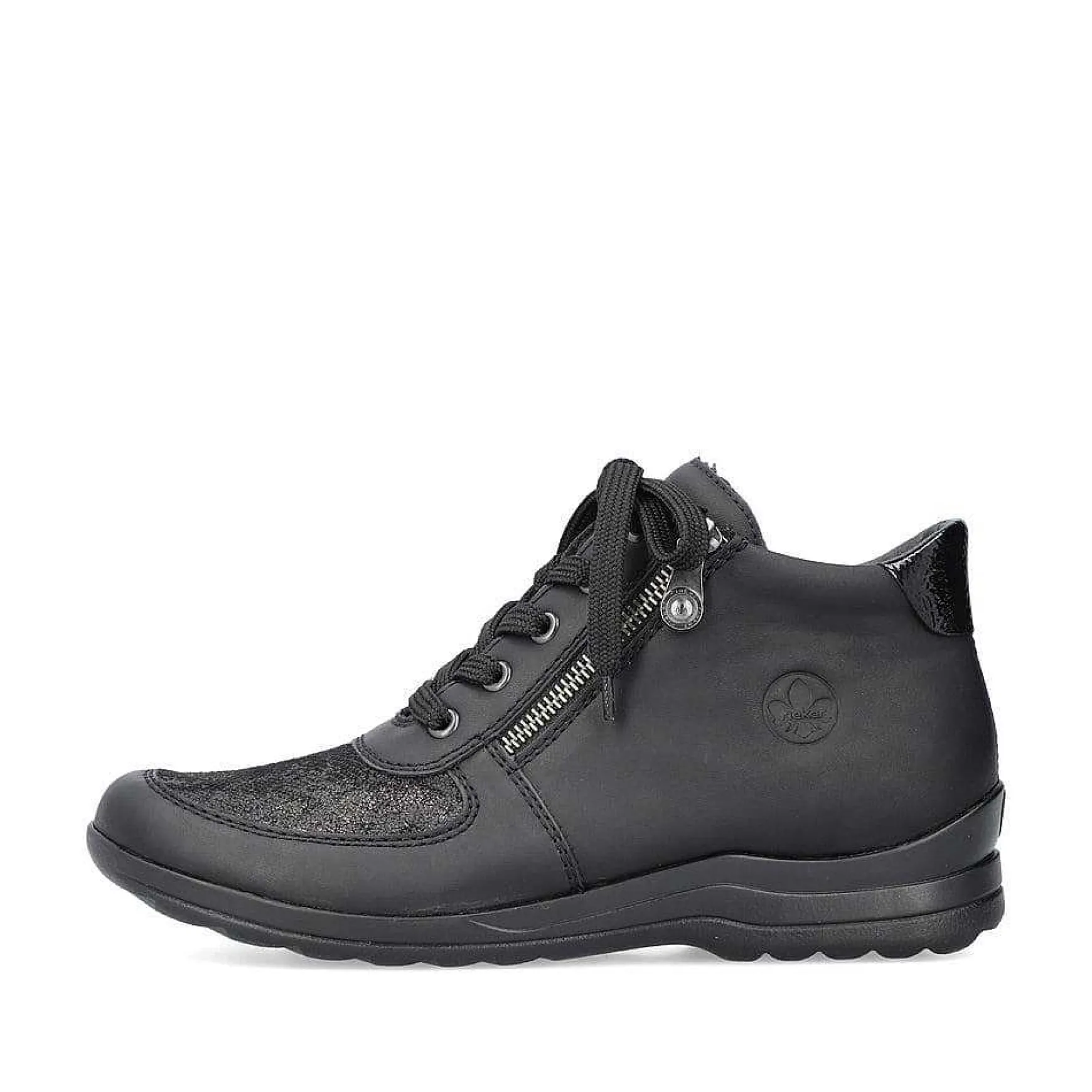 Rieker Women'S Lace-Up Shoes Deep Black