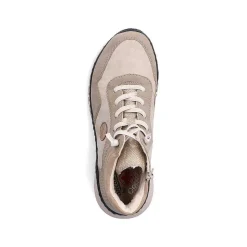 Rieker Women'S Lace-Up Shoes Light Beige
