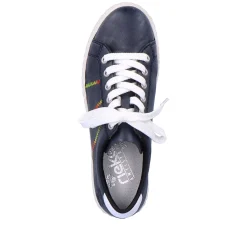 Rieker Women'S Lace-Up Shoes Navy Blue