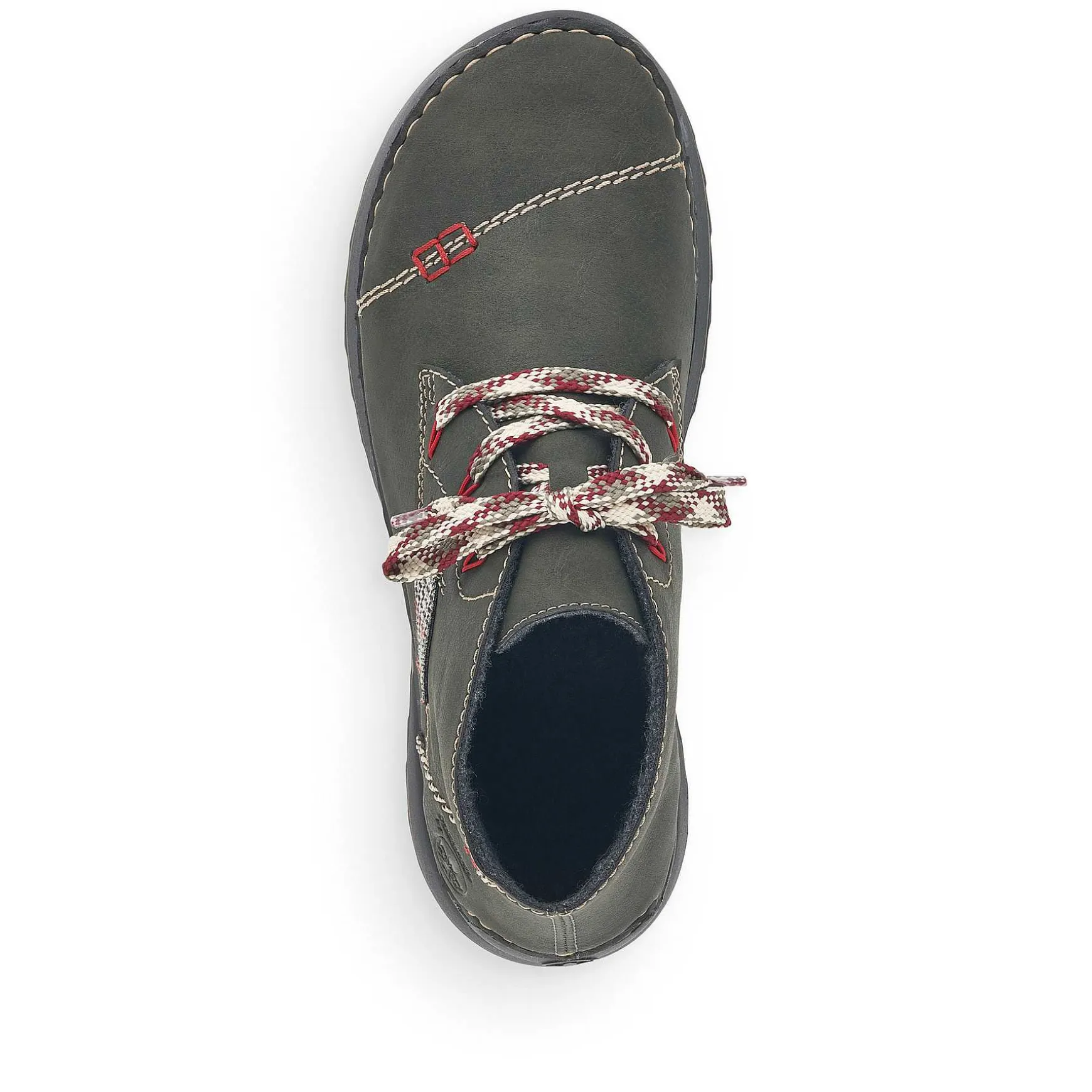 Rieker Women'S Lace-Up Shoes Khaki Green