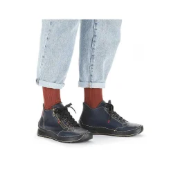 Rieker Women'S Lace-Up Shoes, Slate Blue