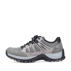 Rieker Women'S Lace-Up Shoes Steel Gray