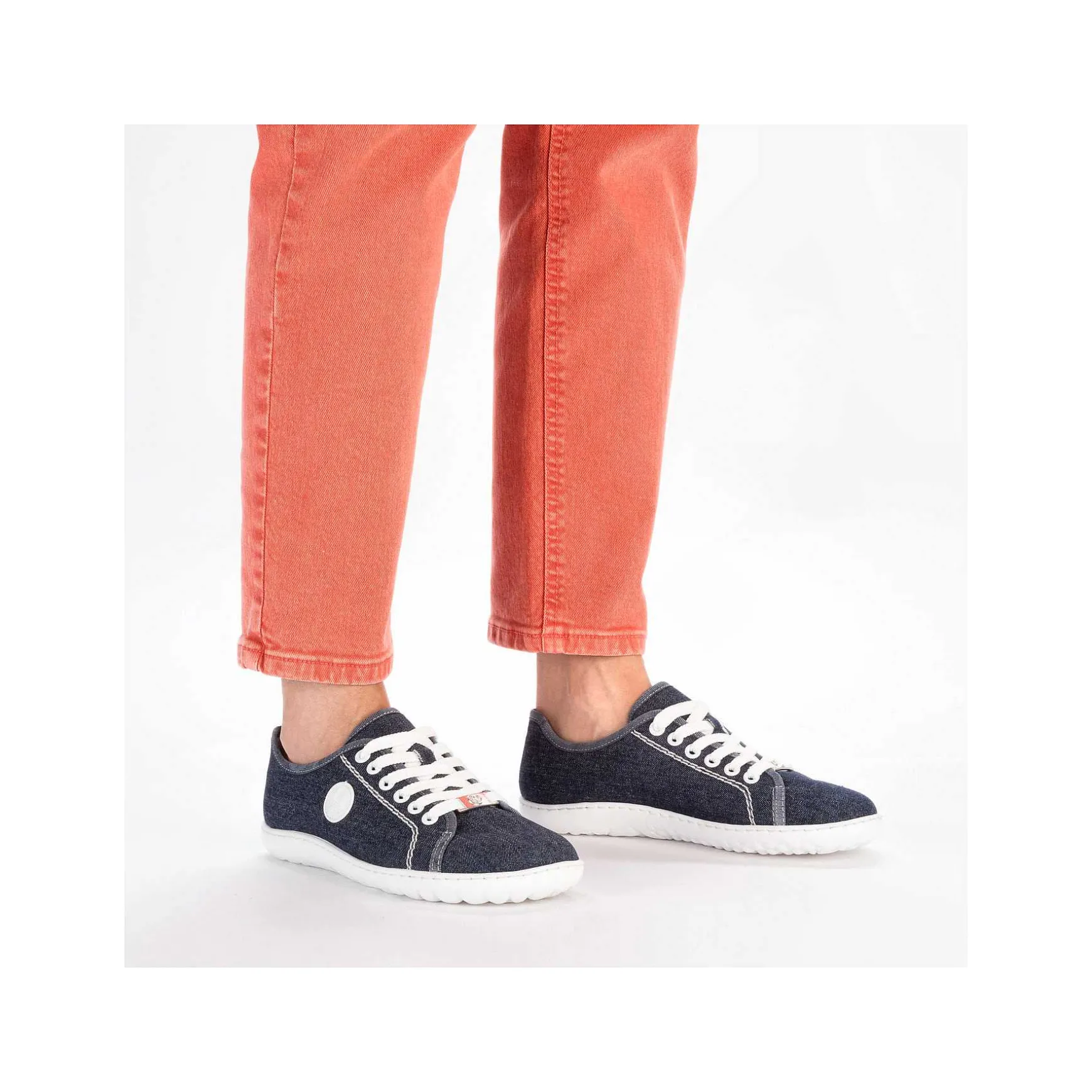 Rieker Women'S Lace-Up Shoes Navy Blue