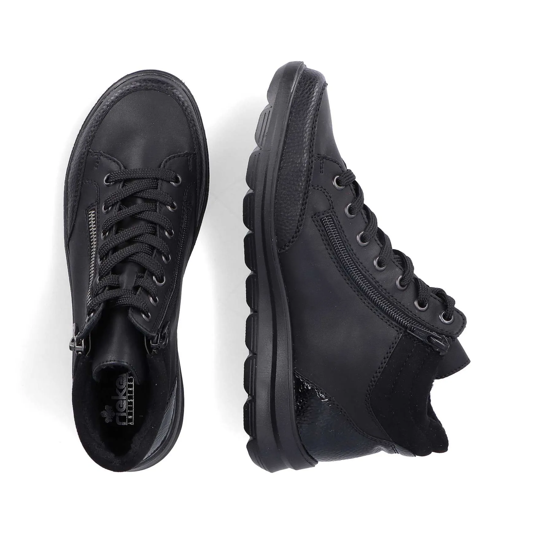 Rieker Women'S Lace-Up Shoes Deep Black
