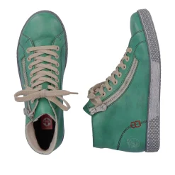 Rieker Women'S Lace-Up Shoes Emerald Green