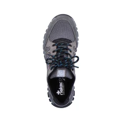Rieker Women'S Lace-Up Shoes Steel Gray