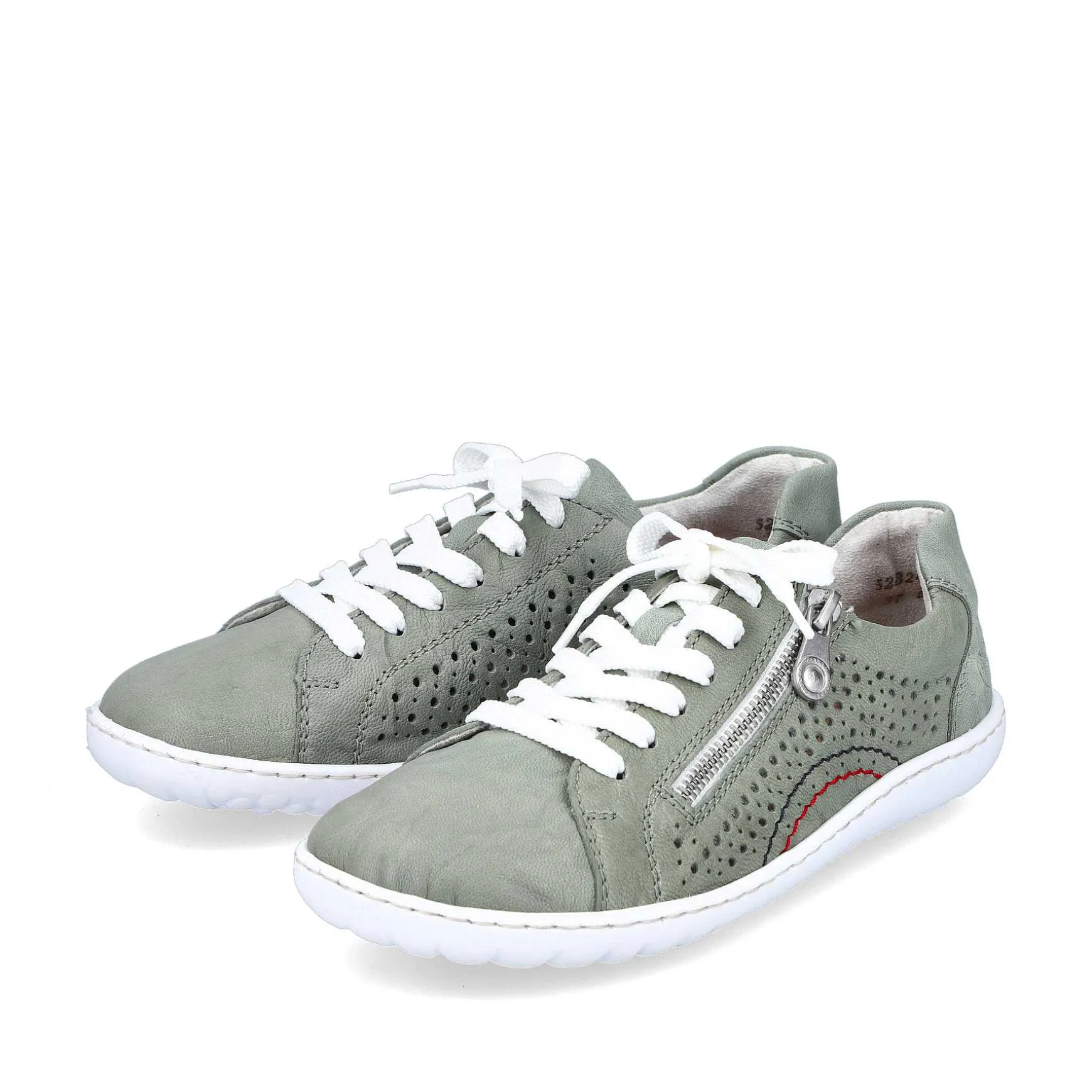 Rieker Women'S Lace-Up Shoes Mint Green