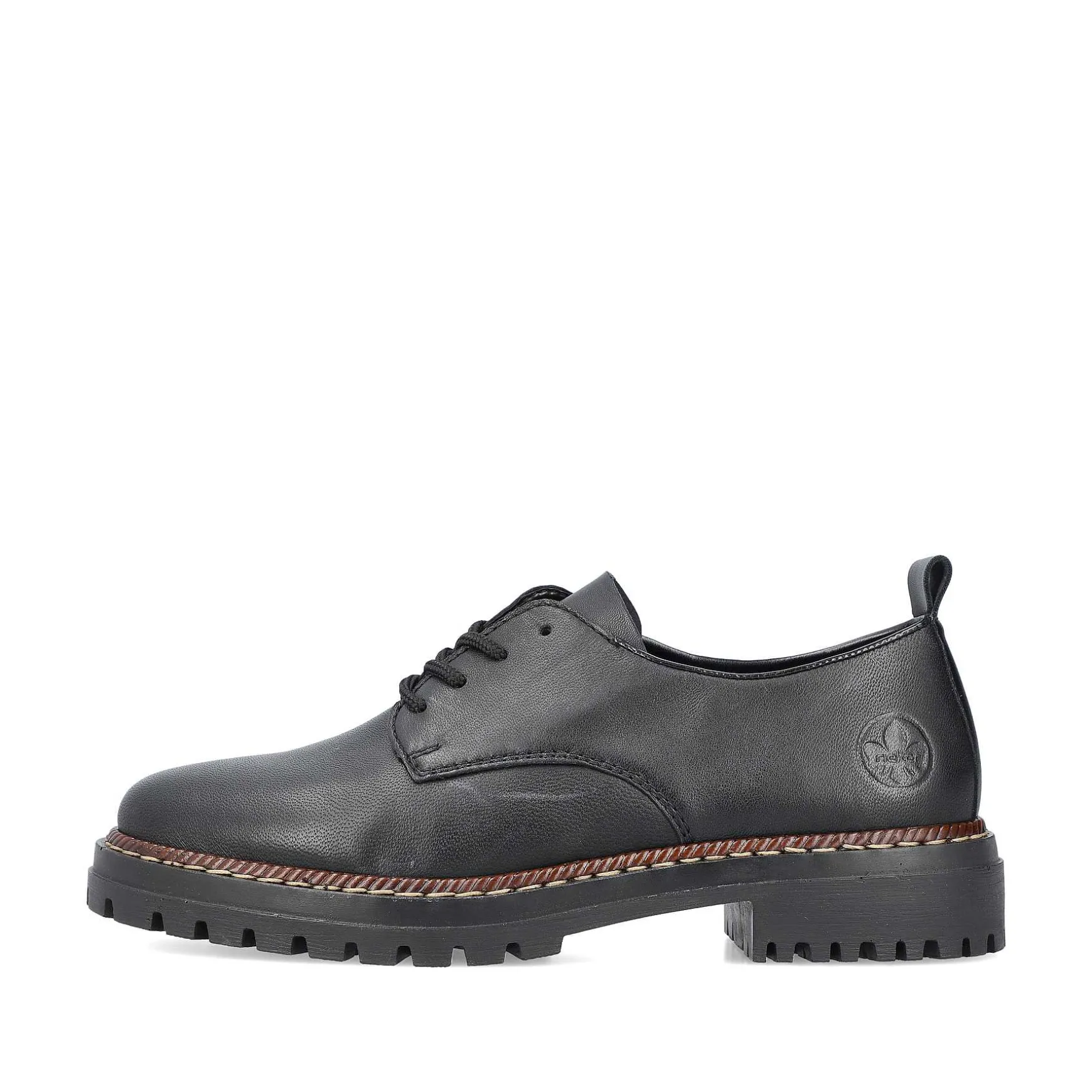 Rieker Women'S Lace-Up Shoes Night Black