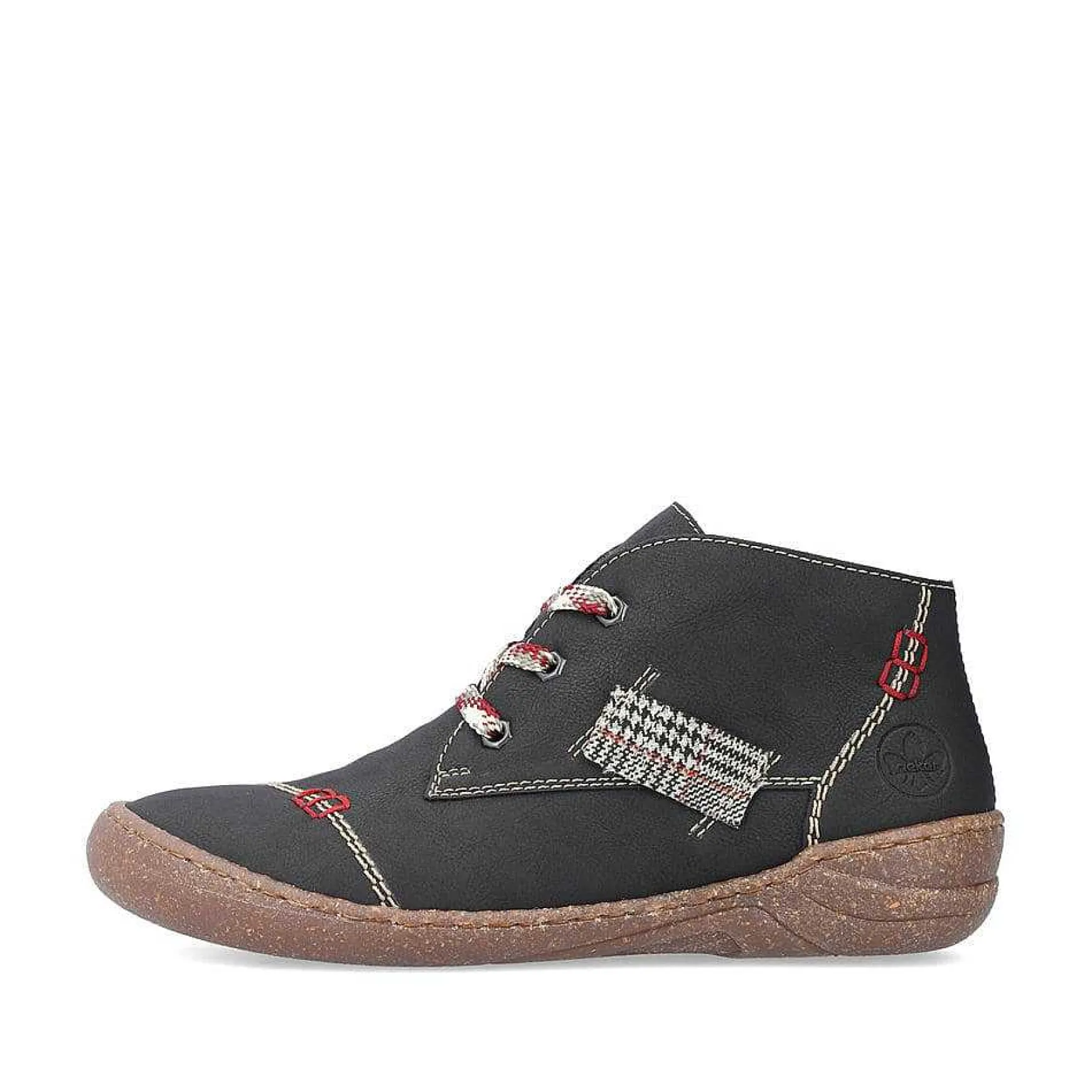 Rieker Women'S Lace-Up Shoes Deep Black