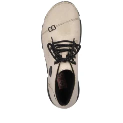 Rieker Women'S Lace-Up Shoes Cream Beige