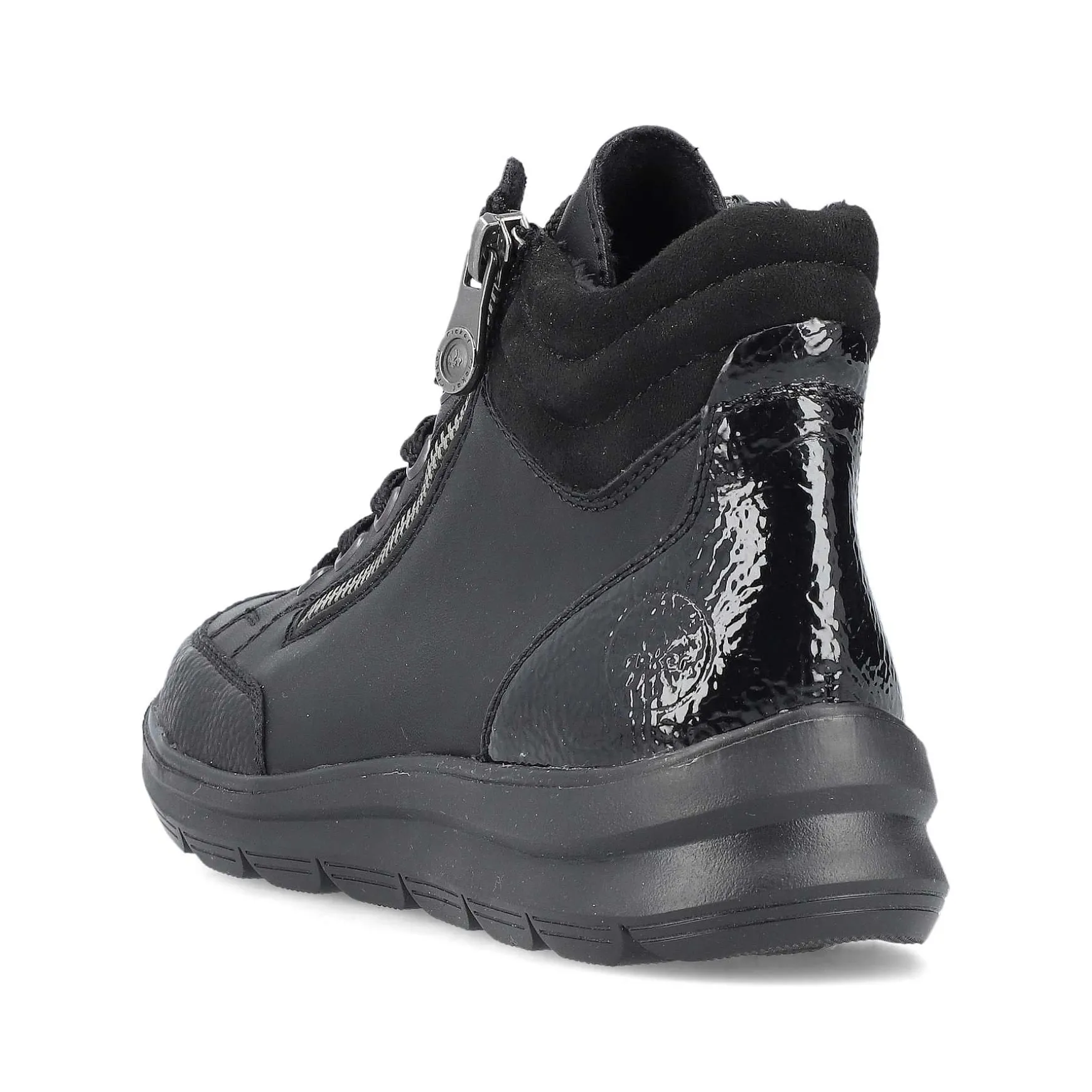 Rieker Women'S Lace-Up Shoes Deep Black