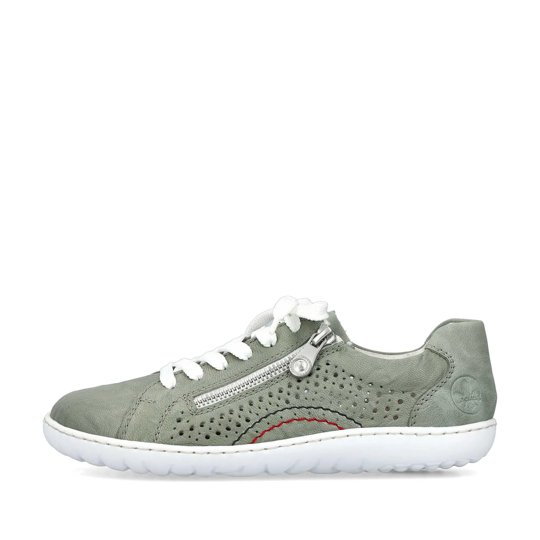 Rieker Women'S Lace-Up Shoes Mint Green