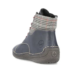 Rieker Women'S Lace-Up Shoes Steel Blue