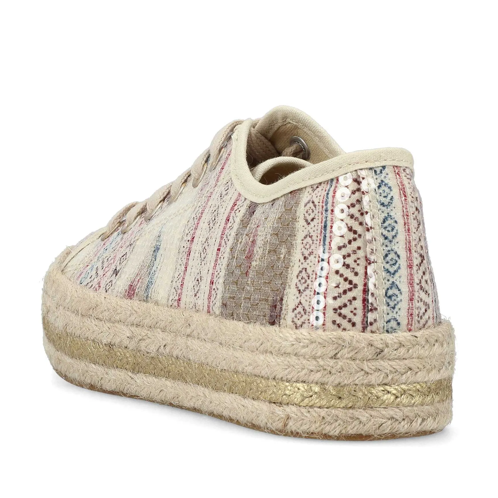 Rieker Women'S Lace-Up Shoes Light Beige