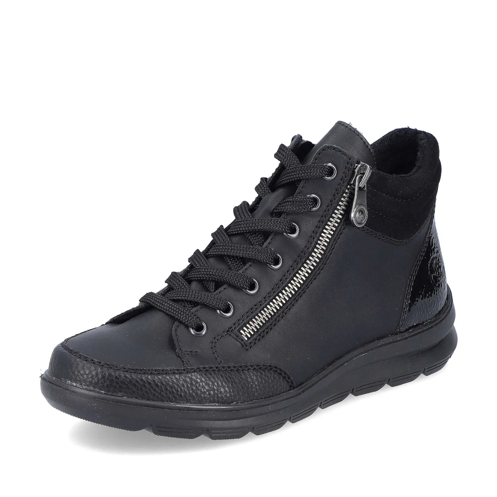 Rieker Women'S Lace-Up Shoes Deep Black