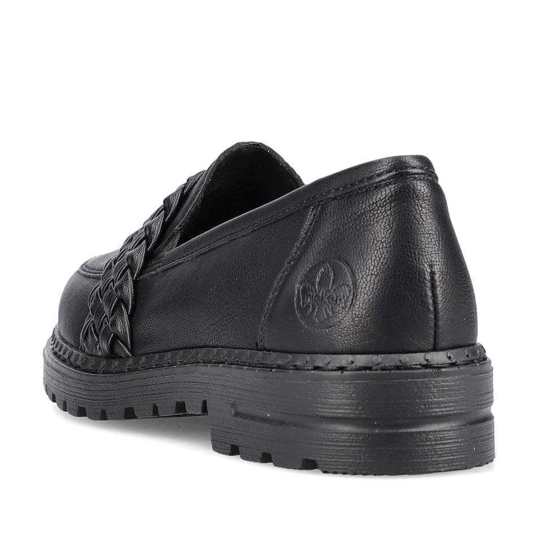 Rieker Women'S Loafers Graphite Black
