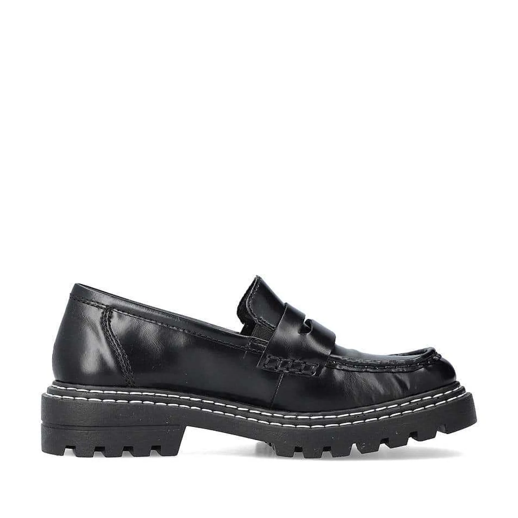 Rieker Women'S Loafers Graphite Black