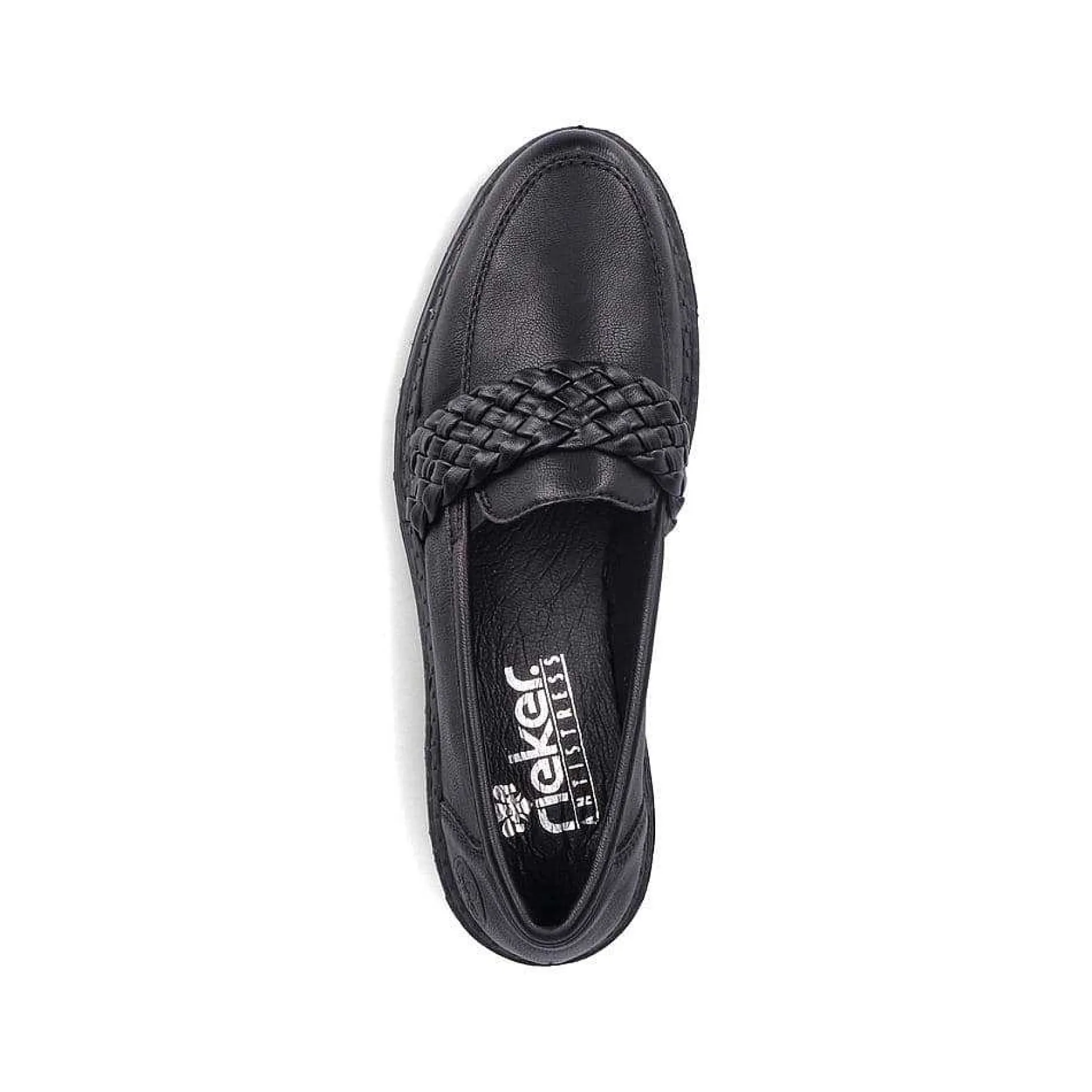 Rieker Women'S Loafers Graphite Black