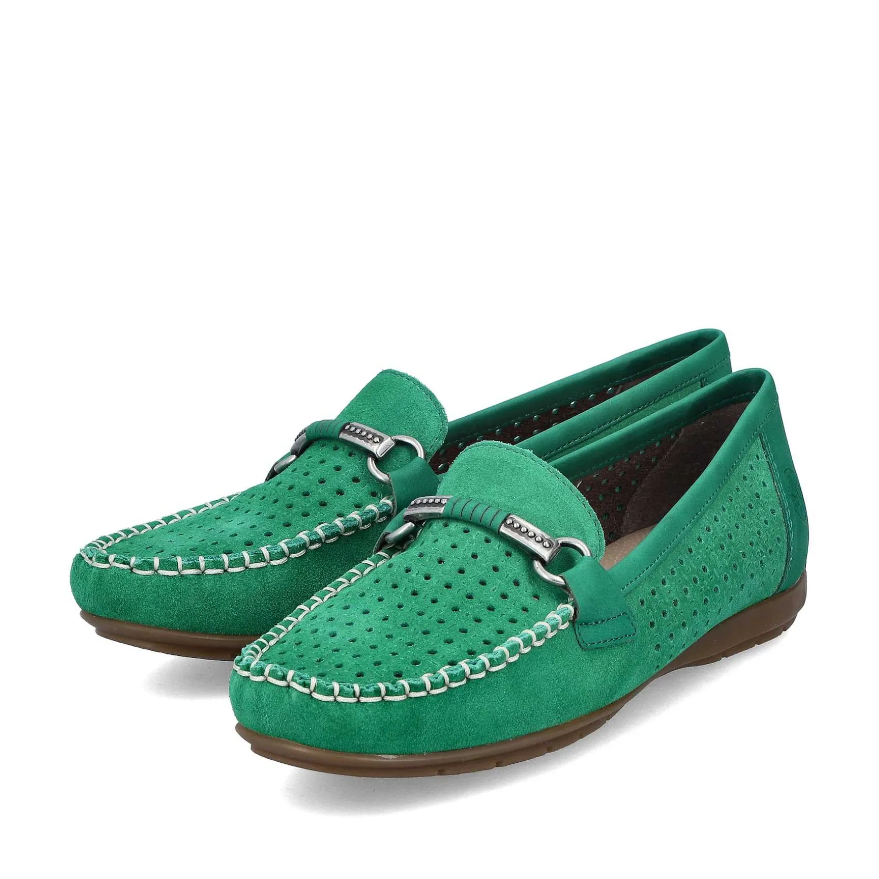 Rieker Women'S Loafers Grass Green