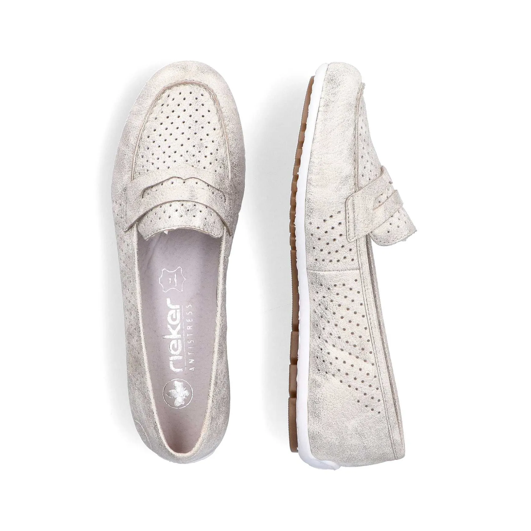 Rieker Women'S Loafers Light Beige