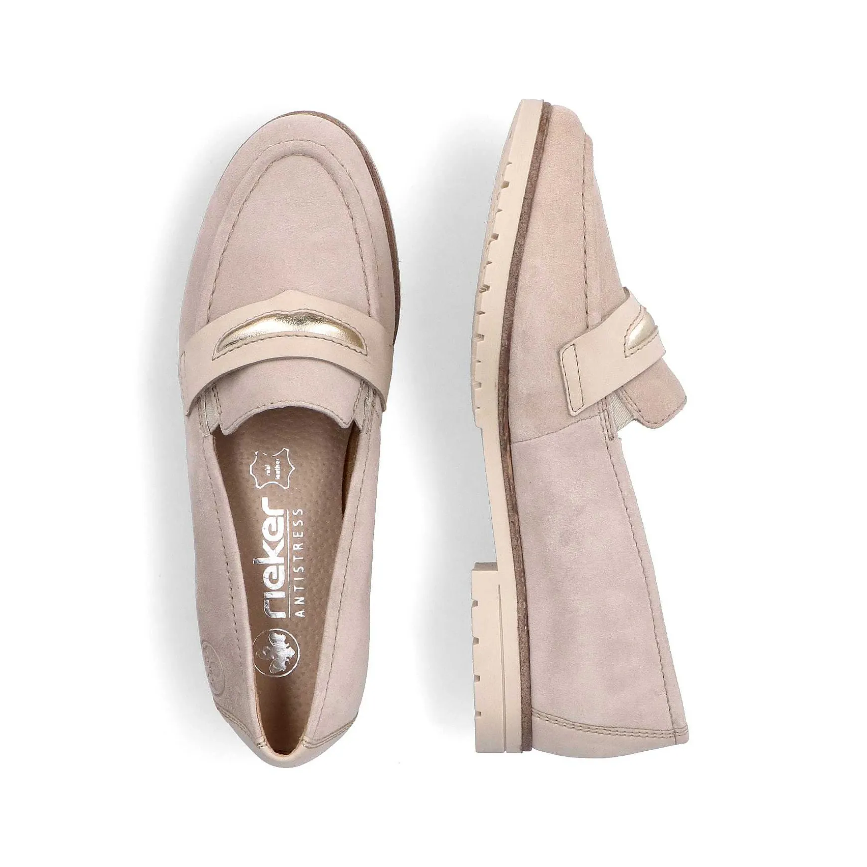 Rieker Women'S Loafers Light Beige