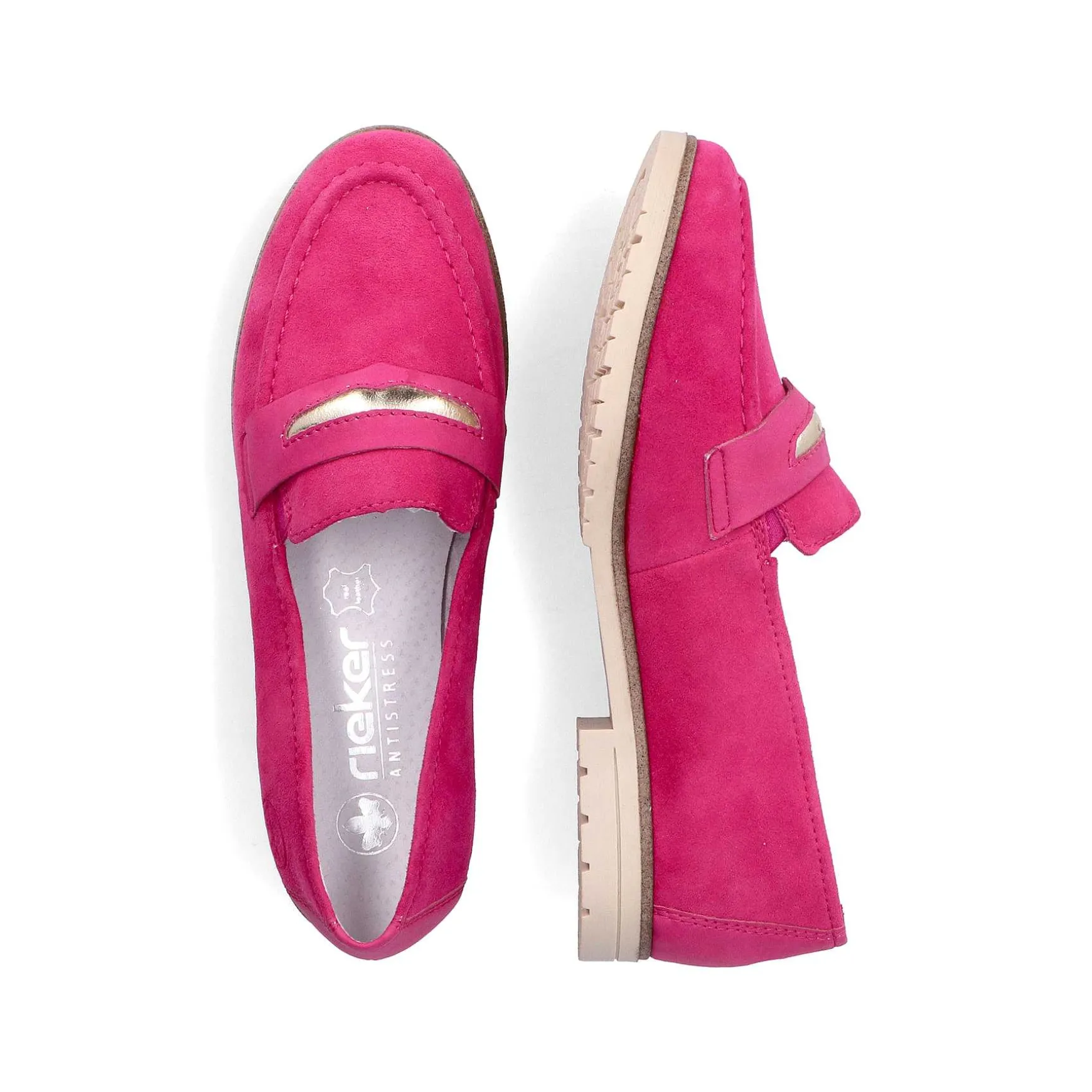 Rieker Women'S Loafers Magenta