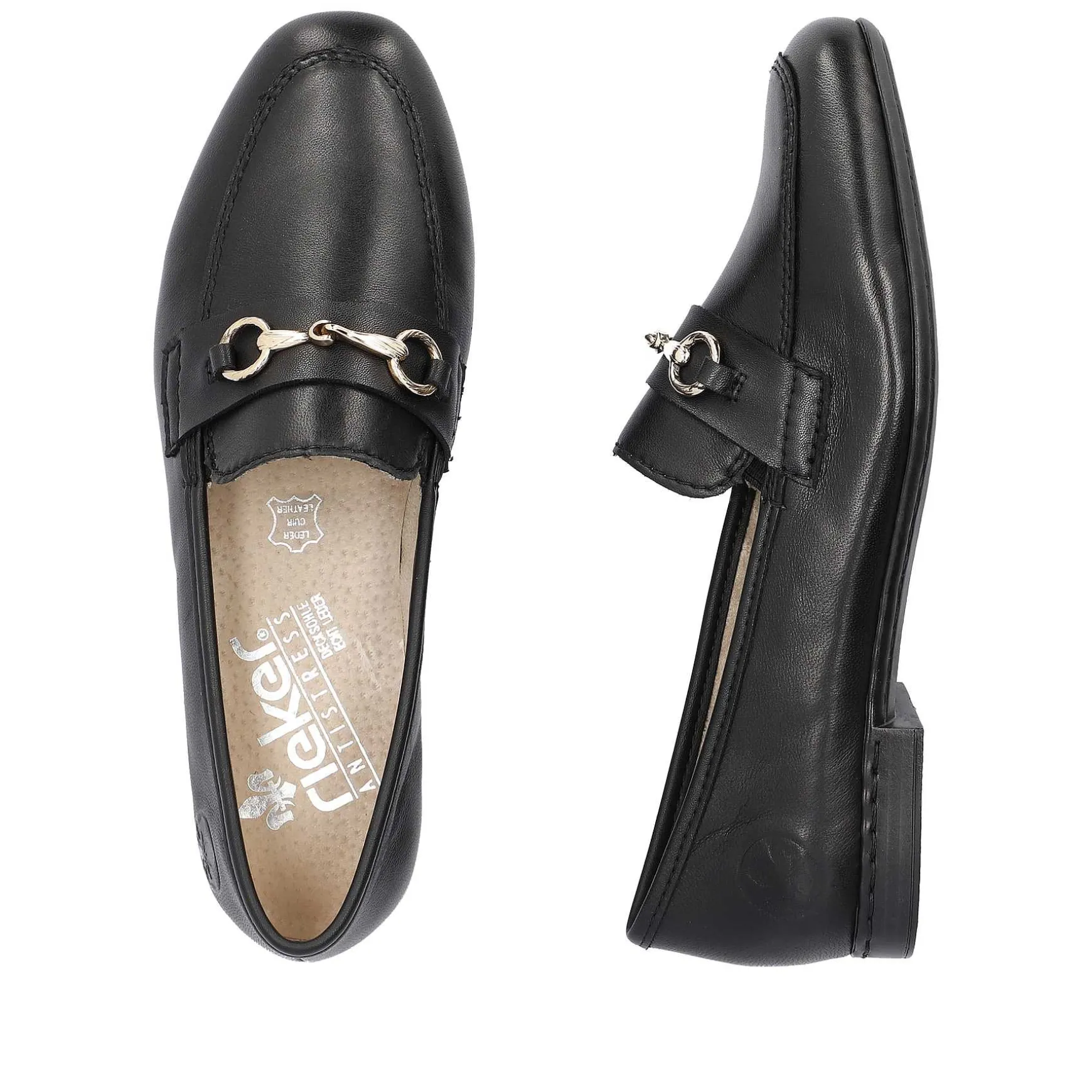 Rieker Women'S Loafers Midnight Black