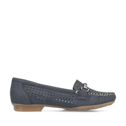 Rieker Women'S Loafers Navy Blue