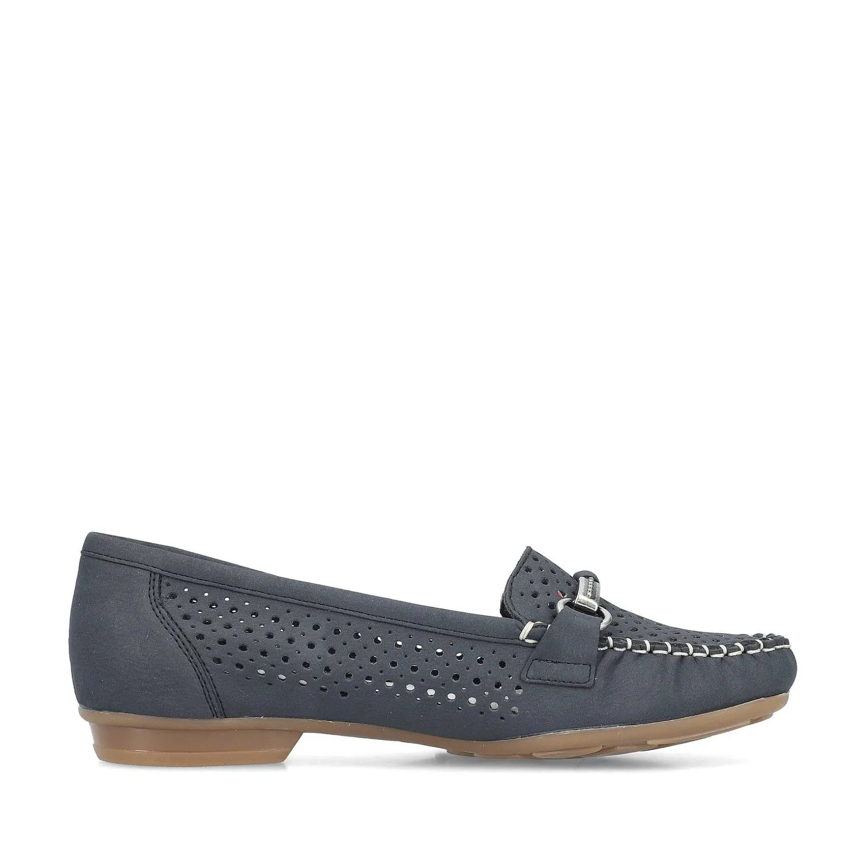 Rieker Women'S Loafers Navy Blue