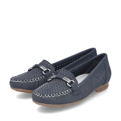 Rieker Women'S Loafers Navy Blue