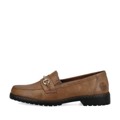 Rieker Women'S Loafers Nougat Brown