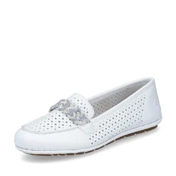 Rieker Women'S Loafers Pure White