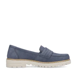 Rieker Women'S Loafers Royal Blue