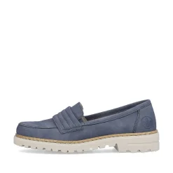 Rieker Women'S Loafers Royal Blue