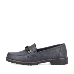 Rieker Women'S Loafers Royal Blue