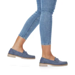 Rieker Women'S Loafers Sky Blue