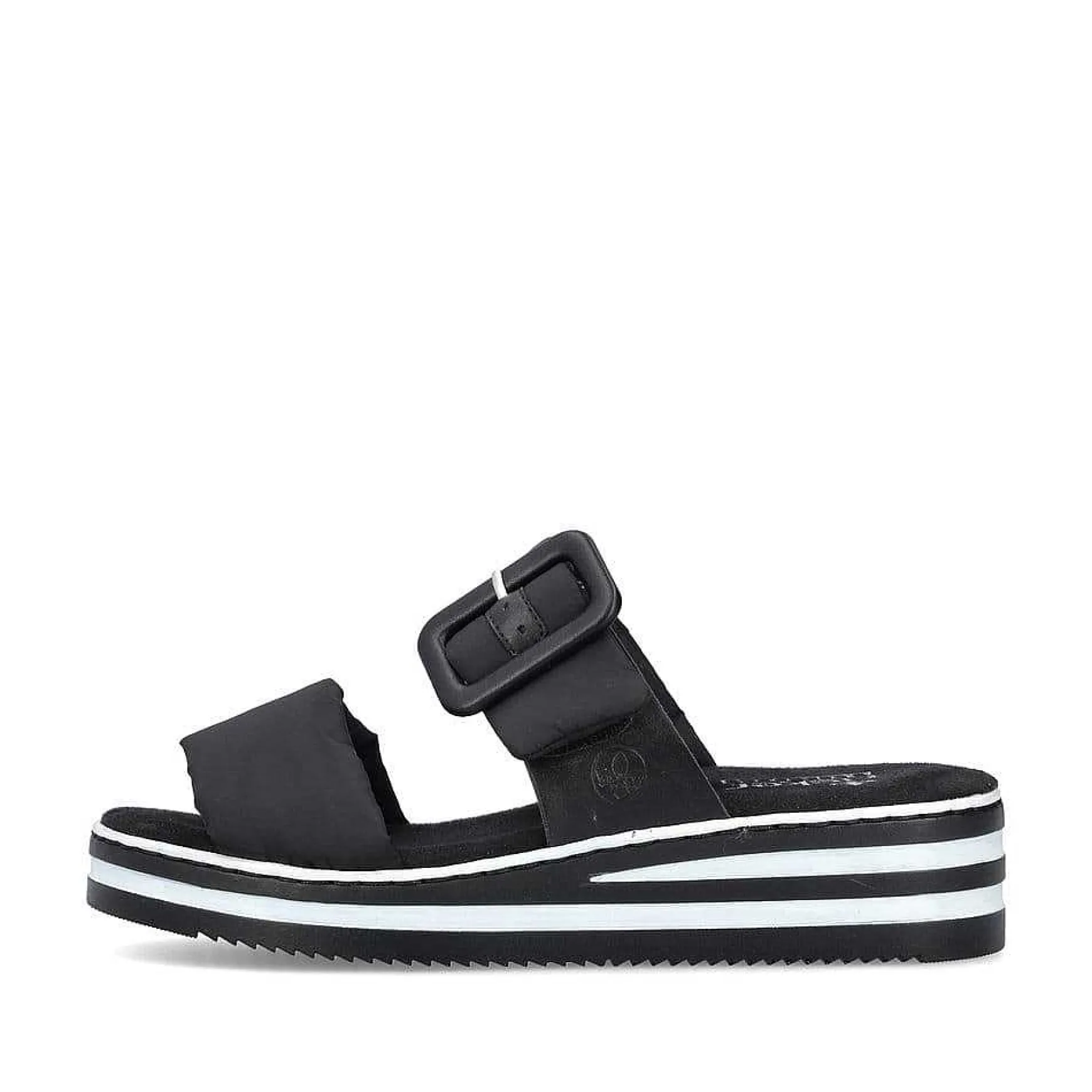 Rieker Women'S Mules Asphalt Black