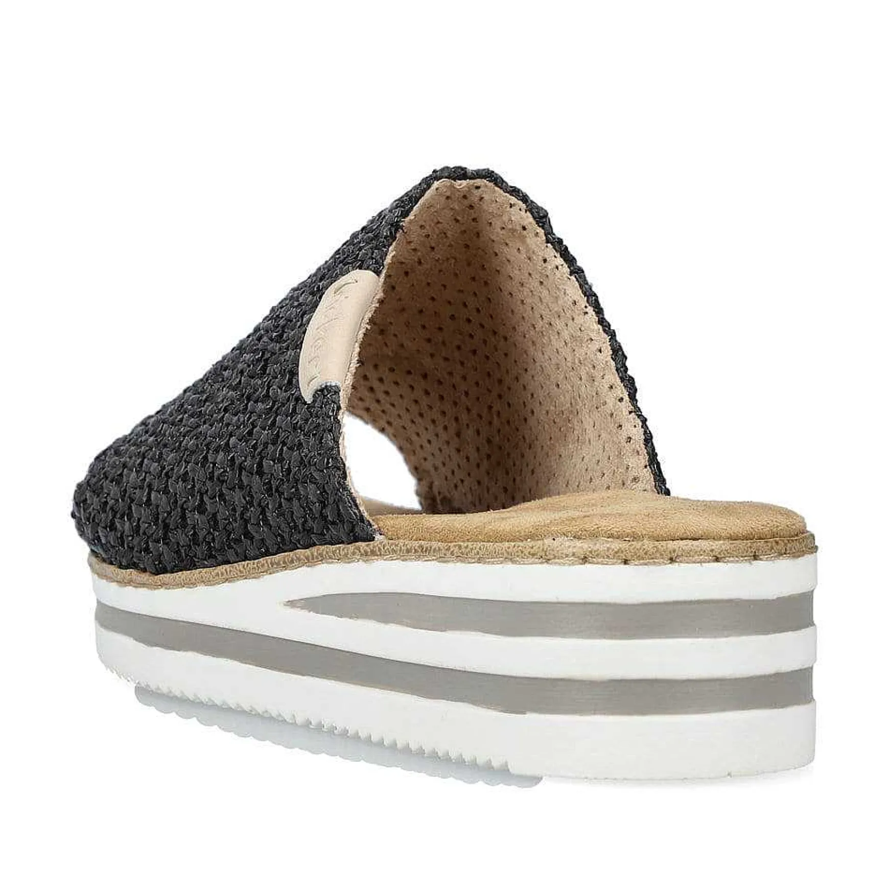 Rieker Women'S Mules Asphalt Black