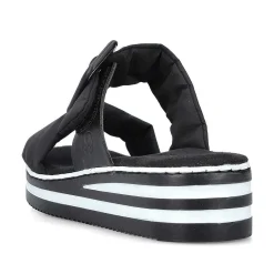 Rieker Women'S Mules Asphalt Black
