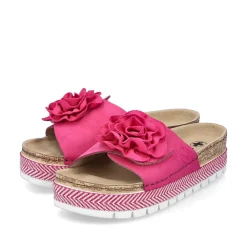 Rieker Women'S Mules Blood Pink