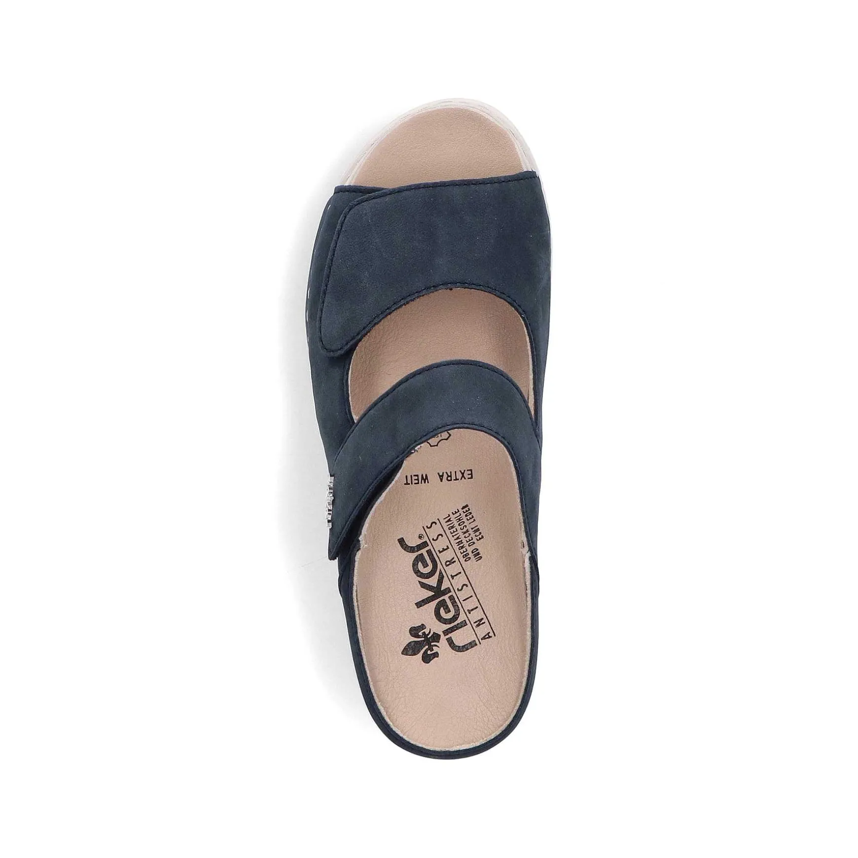 Rieker Women'S Mules Blue Gray