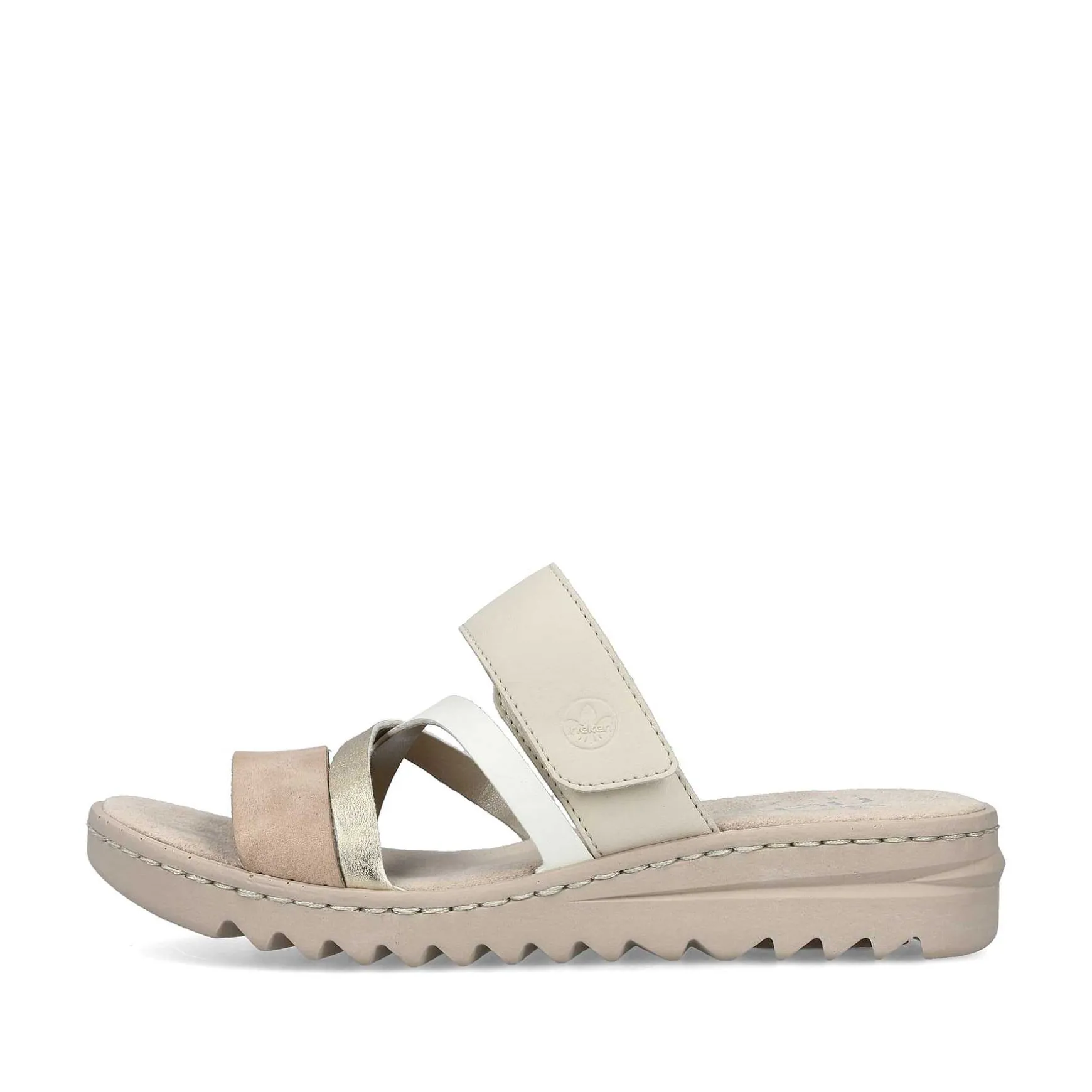 Rieker Women'S Mules Champagne Soft Pink