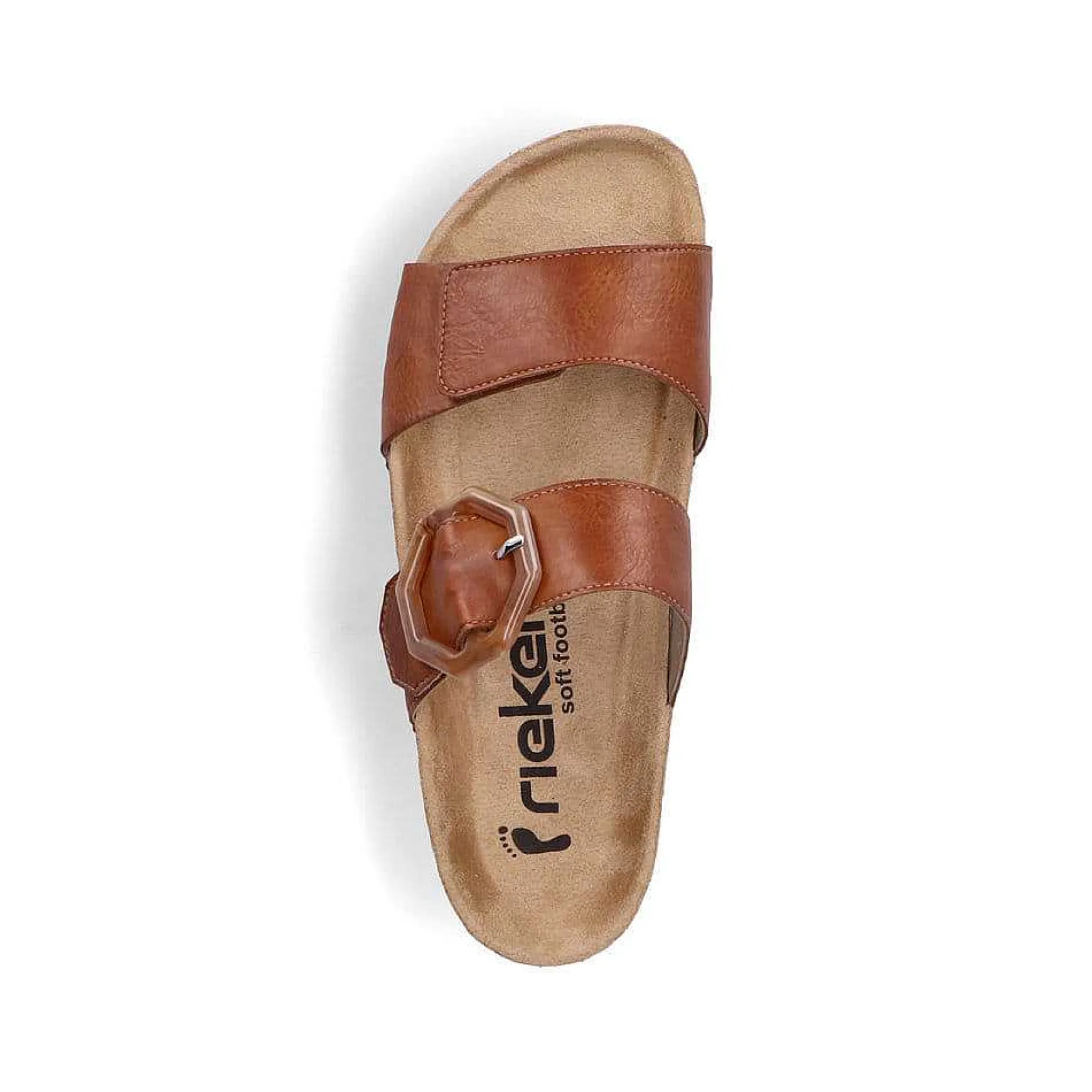 Rieker Women'S Mules Chestnut Brown
