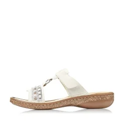 Rieker Women'S Mules Cream White