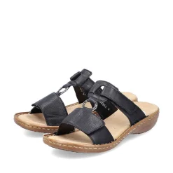 Rieker Women'S Mules Deep Black