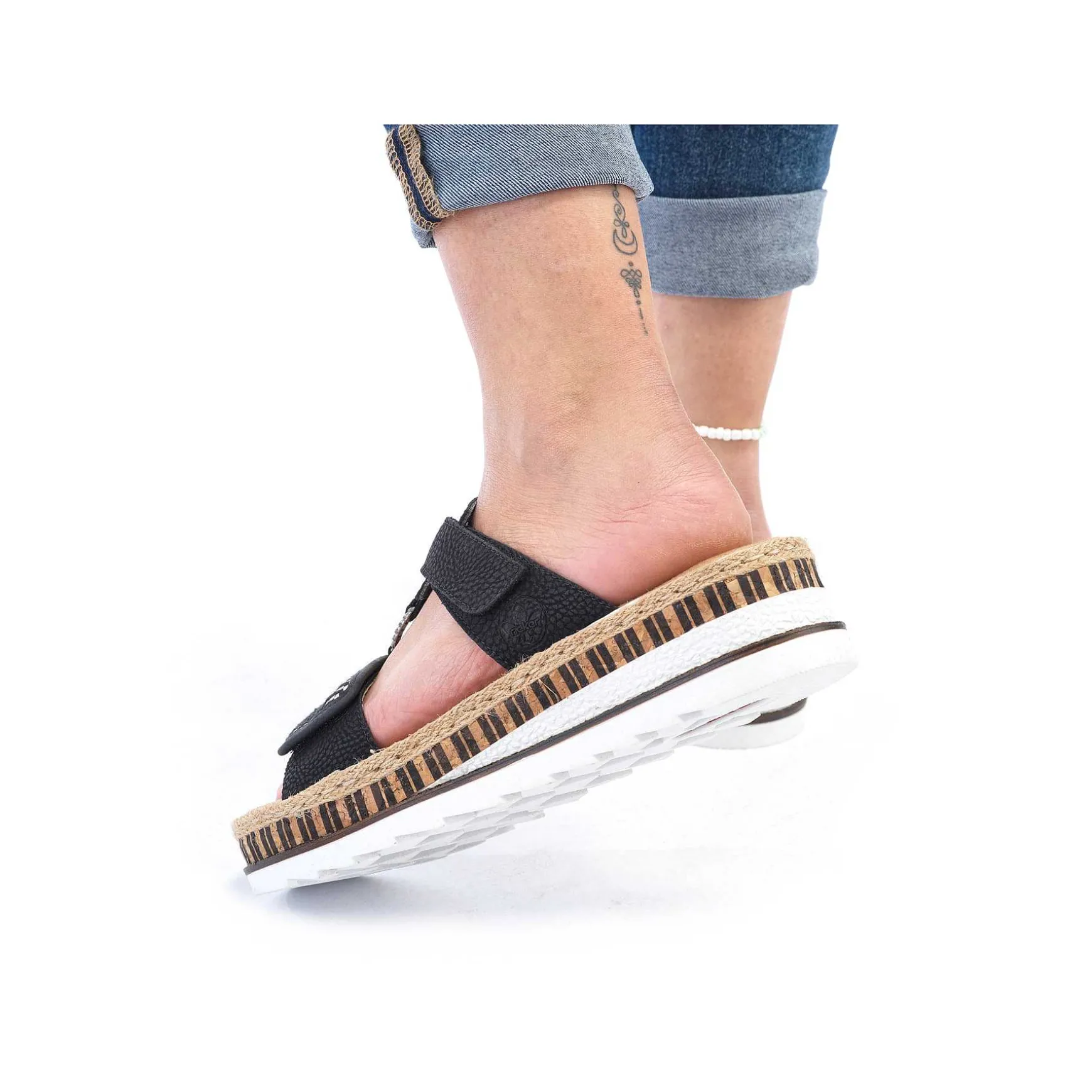 Rieker Women'S Mules Deep Black