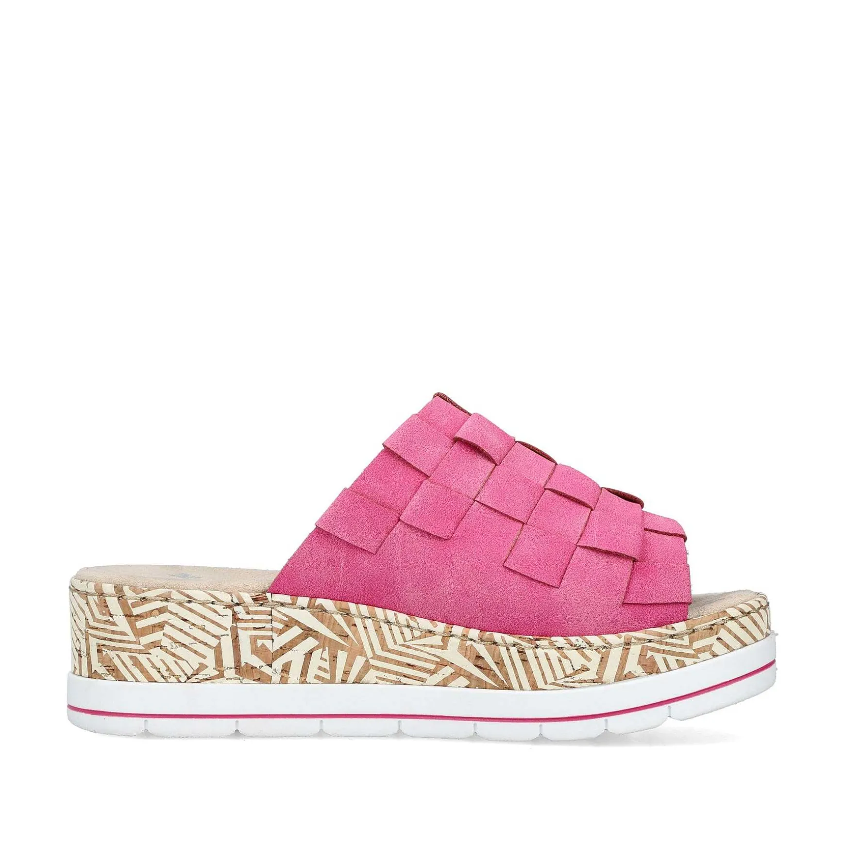 Rieker Women'S Mules Flamingo Pink