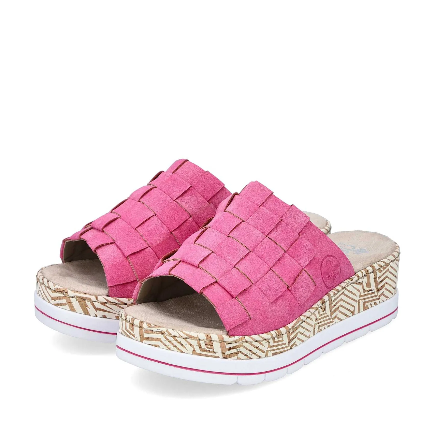 Rieker Women'S Mules Flamingo Pink